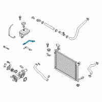 OEM 2021 Kia Sportage Hose Assembly-Water From Diagram - 254692GTA0