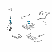 OEM 2009 Honda Fit Filter Set, Fuel Diagram - 17048-TK6-A00