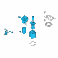 OEM 2018 Kia Optima Fuel Pump & Sender Module Assembly Diagram - 31110D5500