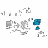OEM 2014 Toyota 4Runner Blower Assembly Diagram - 87130-60680
