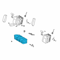 OEM Toyota Camry Seat Cushion Diagram - 71460-AA190-B0