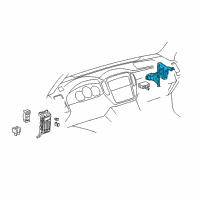 OEM Toyota Highlander Control Module Diagram - 89221-48260