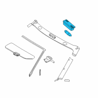 OEM BMW Z3 Interior Light Diagram - 63-31-1-383-055