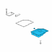 OEM 2013 Chevrolet Tahoe Transmission Pan Diagram - 29544374