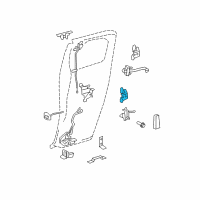 OEM Toyota FJ Cruiser Upper Hinge Diagram - 68760-52021