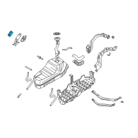 OEM 1996 Nissan Pathfinder Bracket-Fuel Pump Diagram - 17014-31U10