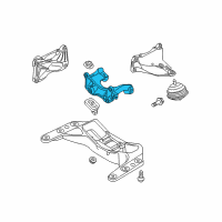 OEM 2010 BMW M3 Transmission Mount Bracket Diagram - 22-31-7-840-415