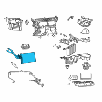 OEM Dodge Core-Heater Diagram - 68110623AA