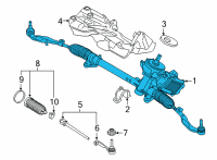 OEM 2021 BMW M235i xDrive Gran Coupe STEERING GEAR, ELECTRIC Diagram - 32-10-6-891-579