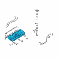 OEM Kia Sedona Fuel Tank Assembly Diagram - 311504D550