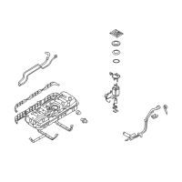 OEM 2007 Hyundai Entourage Regulator-Fuel Pressure Diagram - 31380-4D500