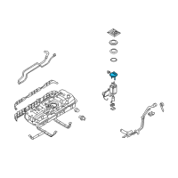 OEM Hyundai Fuel Filter Assembly Diagram - 31911-4D500