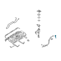 OEM 2015 Hyundai Accent Fuel Filler Cap Assembly Diagram - 31010-3L600