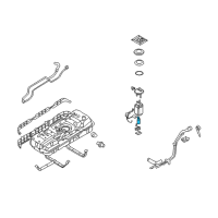 OEM 2011 Kia Sedona Fuel Pump Assembly Diagram - 311114D500