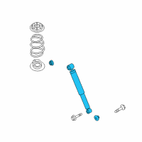 OEM 2017 Nissan Rogue ABSORBER Kit - Shock, Rear Diagram - E6210-5HL0A