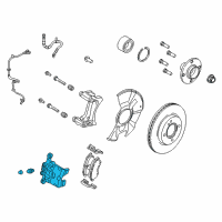 OEM 2019 Ford Fiesta Caliper Diagram - AY1Z-2B121-F