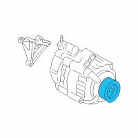 OEM 2015 Acura ILX Pulley Diagram - 31141-RAA-A01