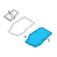 OEM Cadillac Transmission Pan Diagram - 24266966