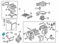 OEM 2022 Chevrolet Bolt EUV Seal Diagram - 42423944