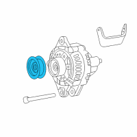 OEM Hyundai Pulley-Generator Diagram - 37321-37100