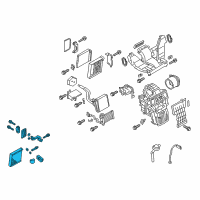 OEM 2018 Nissan NV200 Evaporator Assy-Front Diagram - 27280-3LM0B