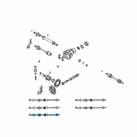 OEM 2009 Kia Sorento Boot Set Diagram - 495933E000