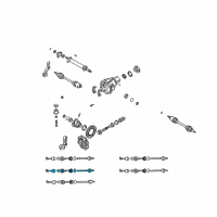 OEM 2007 Kia Sorento Joint Set-Inner, RH Diagram - 495923E110