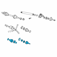 OEM 2016 Chevrolet Cruze Outer Joint Diagram - 13339430