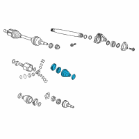 OEM Chevrolet Cruze Limited Inner Boot Diagram - 13318004