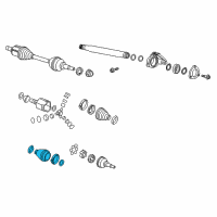 OEM Chevrolet Cruze Limited Outer Boot Diagram - 13318002