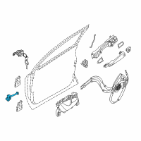 OEM 2020 Nissan Rogue Sport Link-Door Stopper Diagram - 80430-4EA0A