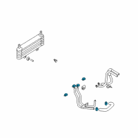 OEM 2006 Hyundai Santa Fe Clamp-Hose Diagram - 25331-38215