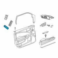 OEM Ram 3500 Switch-Front Door Diagram - 68262253AC