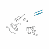 OEM 2007 Hummer H3 Rear Blade Diagram - 10389570