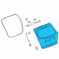 OEM Chevrolet Lift Gate Diagram - 20919973