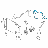 OEM 2022 Infiniti QX80 Pipe Assembly COMPL-Cooler Diagram - 92446-6JR0A