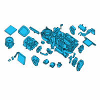 OEM 2015 Nissan Xterra Blower Assembly-Air Conditioner Diagram - 27210-9BP1A