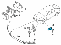 OEM 2020 BMW 228i xDrive Gran Coupe ULTRASONIC SENSOR, SNAPPER R Diagram - 66-20-9-460-321