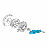 OEM Ford F-250 Release Fork Diagram - 5C3Z-7515-A