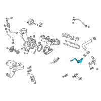 OEM 2017 Chevrolet Sonic Cooling Pipe Diagram - 55567067