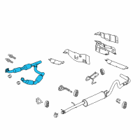 OEM 2014 Ford E-250 Catalytic Converter Diagram - 9C2Z-5F250-E