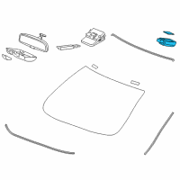 OEM Honda Insight SENSOR ASSY., RAIN & LIGHT Diagram - 38970-TBA-A11