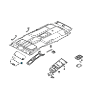 OEM 2009 Infiniti QX56 Holder-SUNVISOR Diagram - 96409-ZR00A