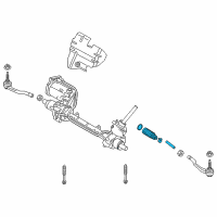 OEM 2019 Lincoln MKZ Inner Tie Rod Diagram - DP5Z-3280-A
