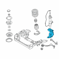 OEM 2008 BMW 135i Left Carrier Diagram - 31-21-6-793-923