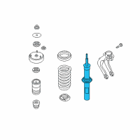 OEM 2013 BMW X5 Strut Shock Front Right Diagram - 31-32-6-781-918