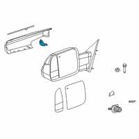 OEM 2020 Ram 3500 Cover Kit-Mirror Diagram - 68428568AB