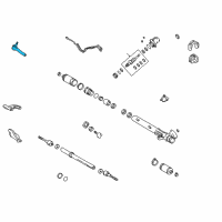 OEM Lexus LX470 End Sub-Assy, Tie Rod, LH Diagram - 45047-69100