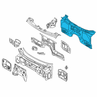 OEM 2009 BMW X5 Splash Wall Diagram - 41-11-7-174-368