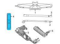 OEM 2022 Jeep Wagoneer EXTENSION-JACK Diagram - 68551403AA